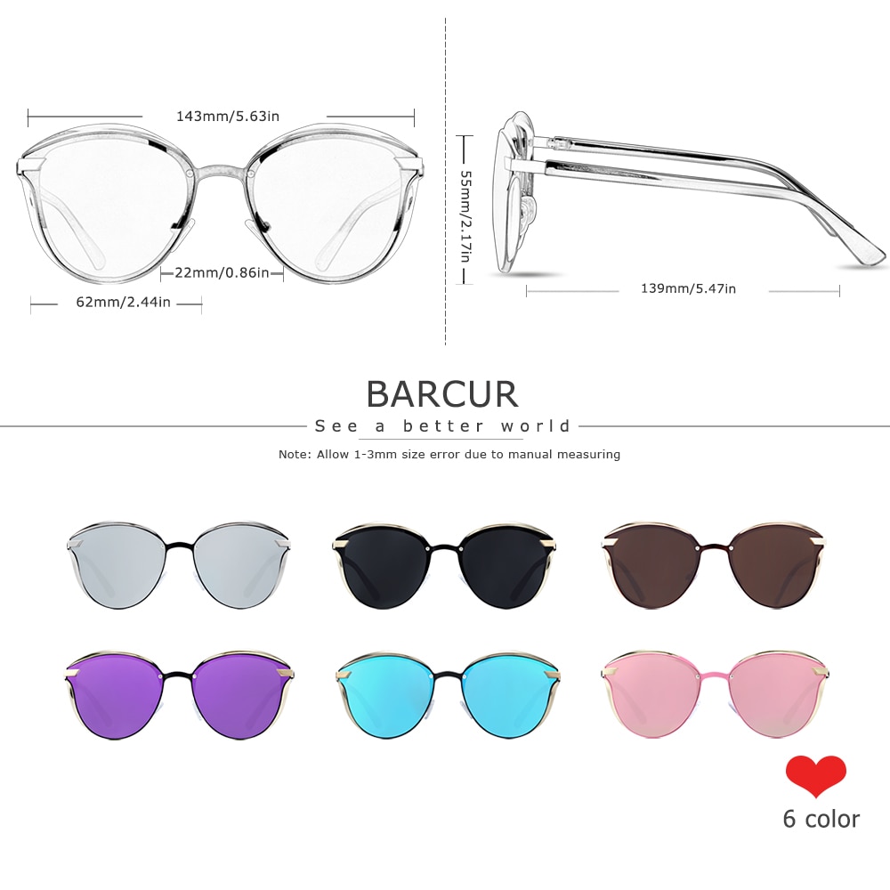 Women Luxury Glasses W1033 - Image 10