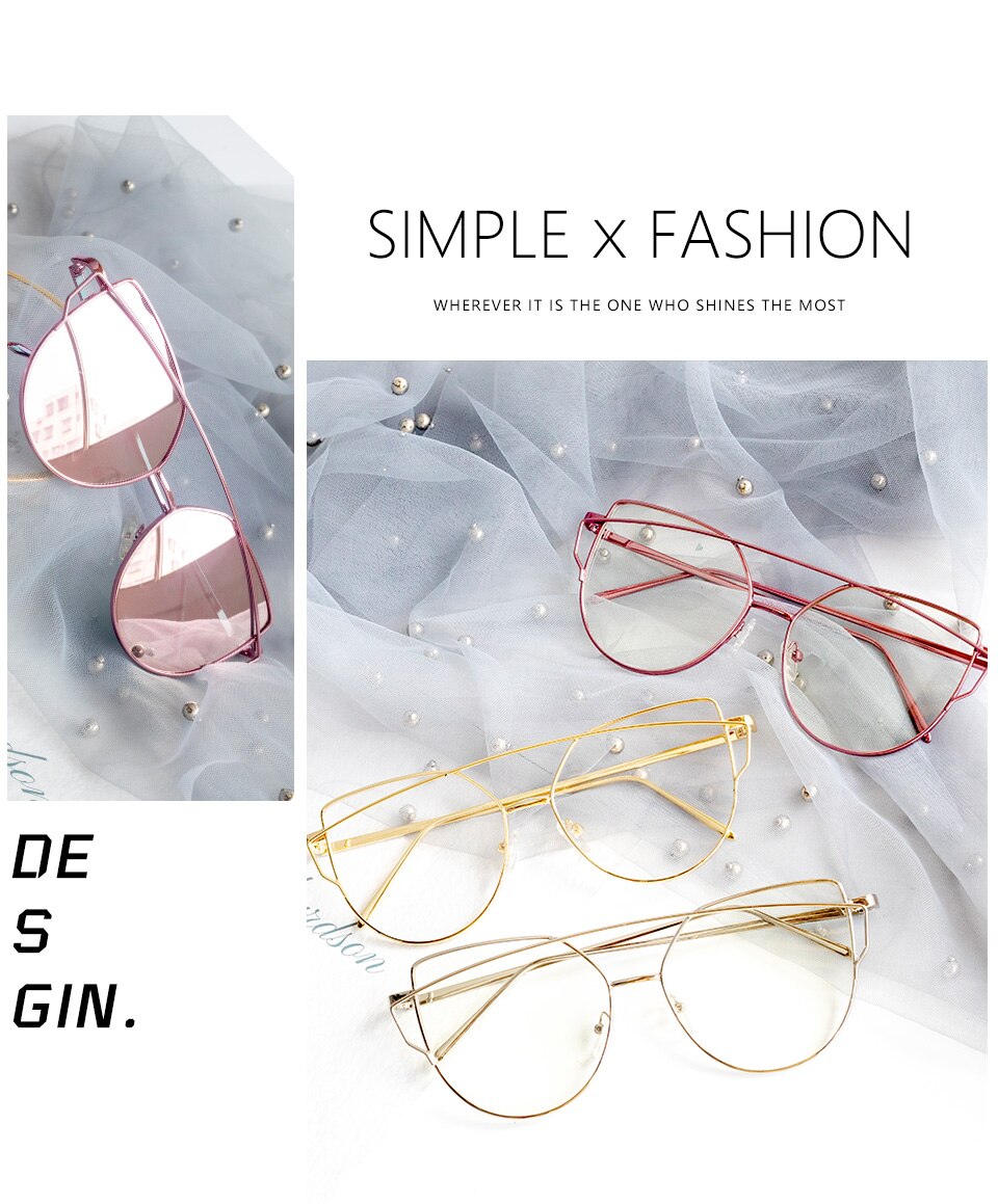 Women Luxury Glasses W1039 - Image 7