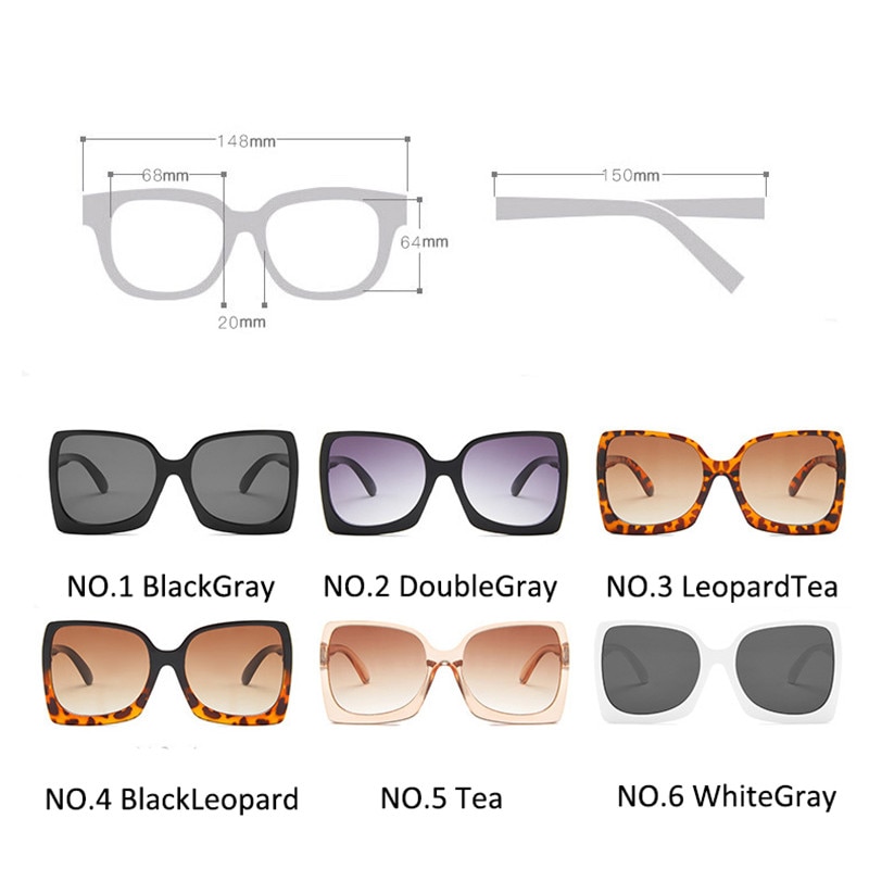 Women Luxury Glasses W1029 - Image 6